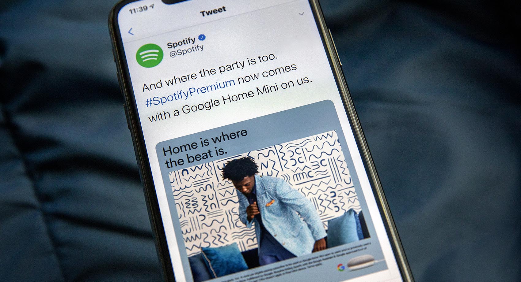 Get Google Mini Home For Free Spotify
